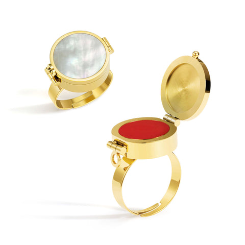 lip balm ring ,Adjustable ring for women