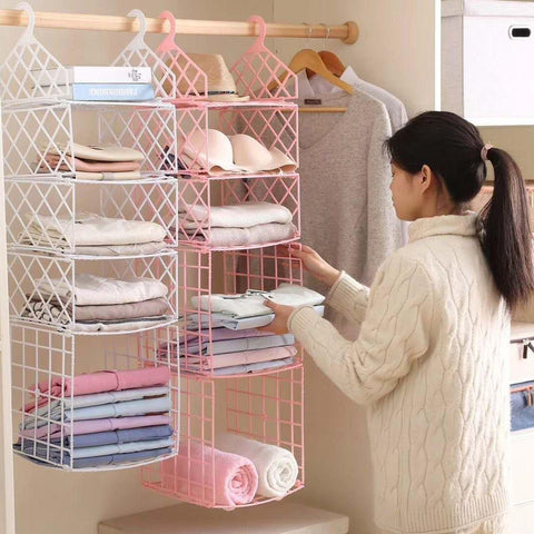 Wardrobe Multilayer Shelving Storage
