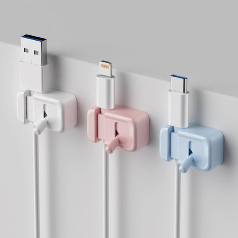 desk cable organizer holder clip