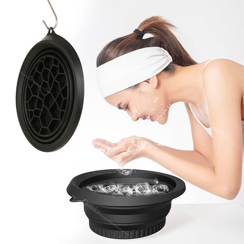 Silicone Face Ice Bath Bowl