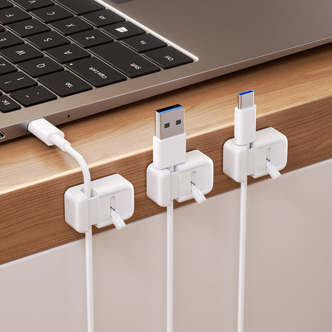 desk cable organizer holder clip