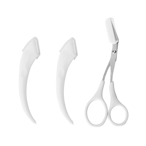 Women Eyebrow Scissors With Comb Brow Trimmer