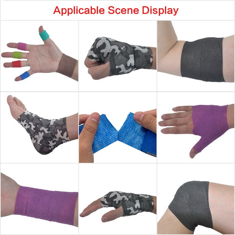 Bandage cohesive bandage flexible stretch