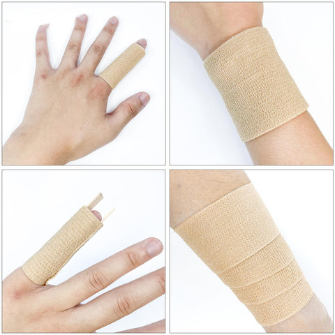 Bandage cohesive bandage flexible stretch