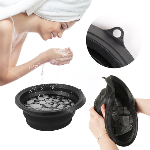 Silicone Face Ice Bath Bowl